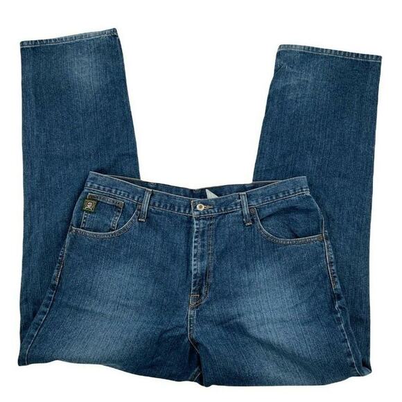Cinch UP Jeans Men's Size 40X34 Straight Leg High Rise Medium Wash Pockets Denim - Picture 5 of 12
